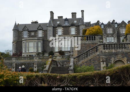 Les beaux jardins de Balcarres, Maison Colinsburgh, Fife, Scotland, mai 2019. Banque D'Images