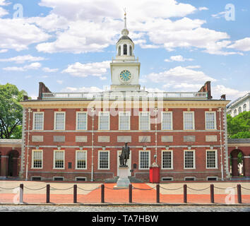 L'Independence Hall de Philadelphie, Pennsylvanie, USA Banque D'Images