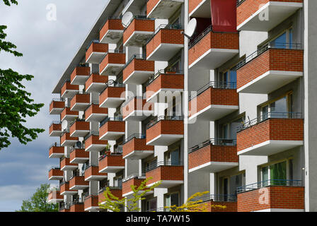 De nouveaux bâtiments, Schwiebusser street, cross montagne, Berlin, Allemagne, Neubauten, Schwiebusser Straße, Kreuzberg, Deutschland Banque D'Images