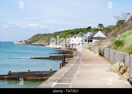 Totland Bay, île de Wight, Royaume-Uni Banque D'Images