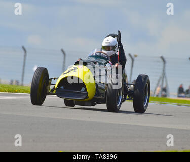 Chris Phillips, Cooper Bristol Mk2 6/53, Nuvolari & Trophées Ascari pour le pré-61 Moteur avant, voitures de Grand Prix Donington Festival historique, mai 2019, m Banque D'Images