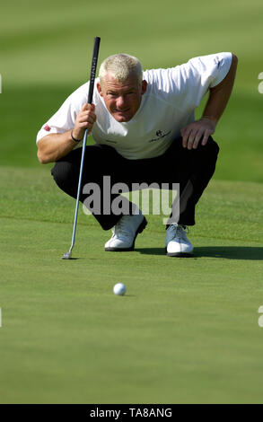 Gut LŠrchenhof à Pulheim, près de Cologne, Allemagne 19.9.2003, Golf : Linde German Masters tournament --- Alexander Cejka (GER) Banque D'Images