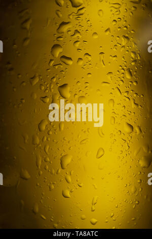 Fermer l'image macro shot verre de bière Banque D'Images