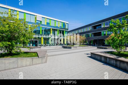 Rhine-Waal Université des Sciences Appliquées, Faculté des communications et de l'environnement Campus, Kamp-Lintfort, Ruhr, Bas-rhin, Nord Banque D'Images