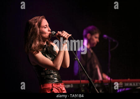 Alice Merton a présenté son premier album 'Mint' à l'Auditorium Parco della Musica à Rome. Banque D'Images