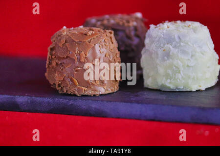 Meilleure sélection de chocolat belge Banque D'Images