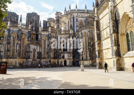 Monastère de Batalha,Portugal. A l'origine, et officiellement connue, comme le Monastère de Sainte Marie de la victoire. UNESCO World Heritage Site. Banque D'Images