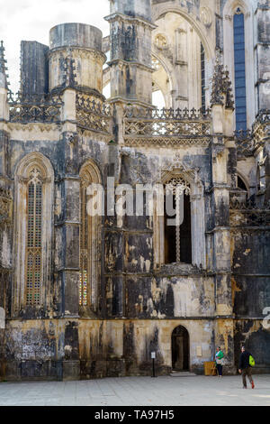 Monastère de Batalha,Portugal. A l'origine, et officiellement connue, comme le Monastère de Sainte Marie de la victoire. UNESCO World Heritage Site. Banque D'Images