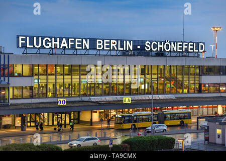 Un terminal de l'aéroport, la beauté, le Brandebourg, Allemagne, Deutschland, Flughafen Schönefeld Banque D'Images