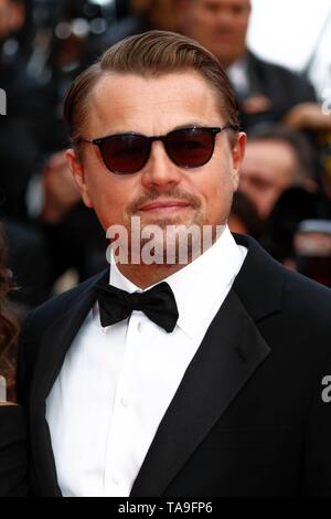 Cannes, France. 22 mai, 2019. Leonardo DiCaprio assiste à la première de 'Oh merci !' pendant le 72e Festival du Film de Cannes au Palais des Festivals de Cannes, France, le 22 mai 2019. Utilisation dans le monde entier | Credit : dpa/Alamy Live News Banque D'Images