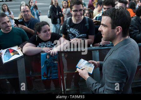 Zachary Quinto de la première de l'AMC séries télé 'N4A2 - Nosferatu' au Capitole Ciné. Madrid, 21.05.2019 | Le monde d'utilisation Banque D'Images