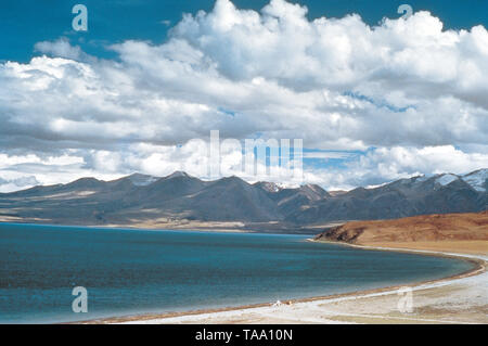 Lac basic, Tibet, Chine, Asie Banque D'Images