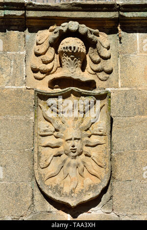 Casa del Sol, une forteresse datant du 15e siècle. Site du patrimoine mondial de l'Unesco. Caceres, Espagne Banque D'Images