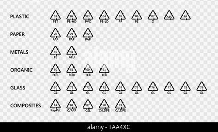 Vector réutilisent le logo sur fond transparent Illustration de Vecteur