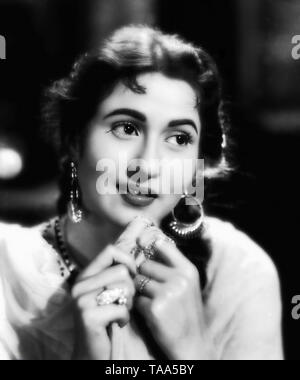 Madhubala, Mumtaz Jehan Begum Dehlavi, 14 février 1933 – 23 février 1969, actrice et productrice indienne, Inde, Asie, 1960, ancienne image vintage 1900s Banque D'Images