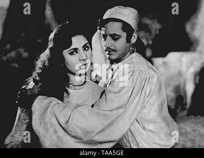 Indian film de Bollywood acteur et actrice, Guru Dutt et Geeta Bali, Inde, Asie, 1953 Banque D'Images