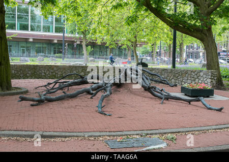 Monument Walraven Van Hall à Amsterdam aux Pays-Bas 2019 Banque D'Images