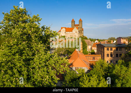 Welterbestadt Luftbilder Harz Quedlinburg Banque D'Images