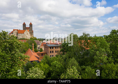 Welterbestadt Luftbilder Harz Quedlinburg Banque D'Images