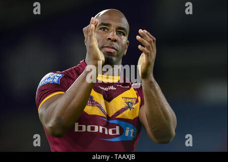 Huddersfield, UK, 2019 17 5. 17 mai 2019. John Smiths Stadium, Huddersfield, Angleterre ; Rugby League Super League Betfred, Huddersfield Giants vs Hull Kingston Rovers ; Michael Lawrence d'Huddersfield Giants. Dean Williams/RugbyPixUK Banque D'Images