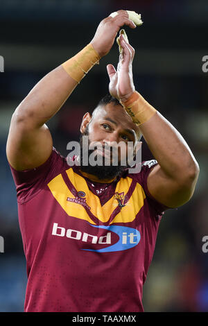 Huddersfield, UK, 2019 17 5. 17 mai 2019. John Smiths Stadium, Huddersfield, Angleterre ; Rugby League Super League Betfred, Huddersfield Giants vs Hull Kingston Rovers ; Ukuma Ta'ai de Huddersfield Giants. Dean Williams/RugbyPixUK Banque D'Images