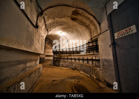 La Ligne Maginot, Ligne Maginot-Four une chaux (Alsace-France) Guerre mondiale Histoire Banque D'Images