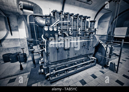 La Ligne Maginot, Ligne Maginot-Four une chaux (Alsace-France) Guerre mondiale Histoire Banque D'Images