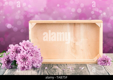 Fond rose de pâques avec un texte fort Banque D'Images