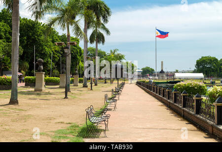 Luneta park Rizal, Manille, Philippines Banque D'Images