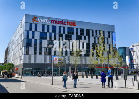 Son, musique Verti place Mercedes, Friedrich's Grove, Berlin, Allemagne, Verti Music Hall, Mercedes-Platz, Friedrichshain, Deutschland Banque D'Images