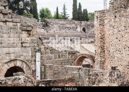 Amphithéâtre romain, Mérida, Espagne, Mai 2019 Banque D'Images