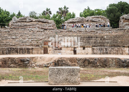 Amphithéâtre romain, Mérida, Espagne, Mai 2019 Banque D'Images