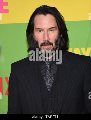 22 mai 2019 - Westwood Village, California, USA - 22 mai 2019 - Westwood Village, en Californie. Keanu Reeves assiste à la première de Netflix 'toujours mon' peut-être au Regency Village Theatre. (Crédit Image : © BennightZUMA Wire) Banque D'Images
