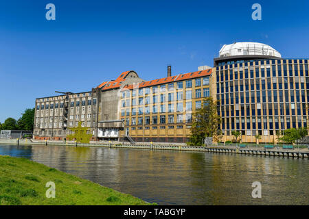 Office center et cour de commerce, de l'impératrice Augusta Avenue, Moabit, milieu, Berlin, Allemagne, Hedwig Goldstein-nef Shenkar-college und Gewerbehof Kaiserin-Augusta-Allee,, Mitte, D Banque D'Images