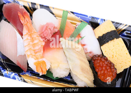 Les sushis japonais Les bento, lunch pack Banque D'Images