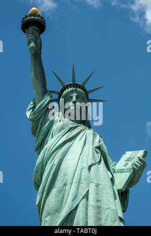 Une vue de la Statue de la liberté le 16 mai 2019 dans la ville de New York. Banque D'Images