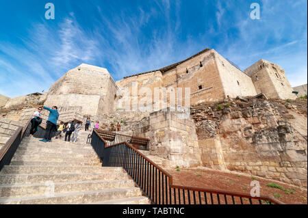 Le château de Gaziantep, hamtab hantab 'appel' est aussi un musée de la guerre. En raison de la nouvelles fouilles, l'histoire du château remonte au bronz Banque D'Images