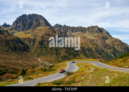 L'Autriche, le Vorarlberg, la Haute Route alpine de Silvretta, Bielerhoehe Banque D'Images