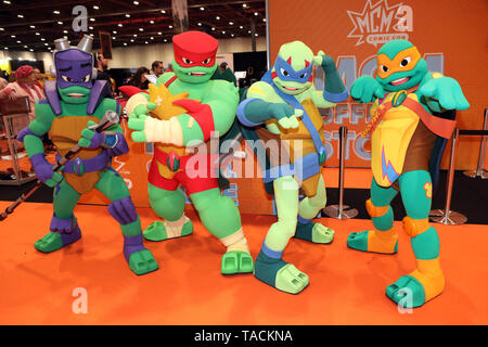 Londres, Royaume-Uni. 24 mai, 2019. Londres, Royaume-Uni. 24 mai 2019. Teenage Mutant Ninja Turtles au MCM London Comic Con à Excel à Londres Crédit : Paul Brown/Alamy Live News Banque D'Images