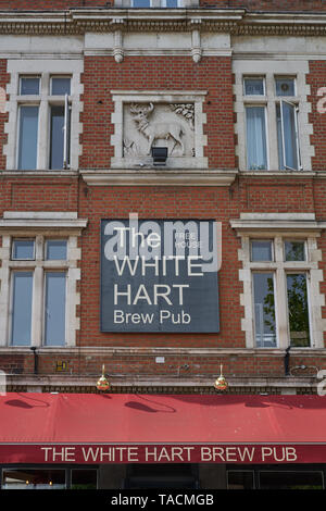 Le white hart pub mile end Banque D'Images