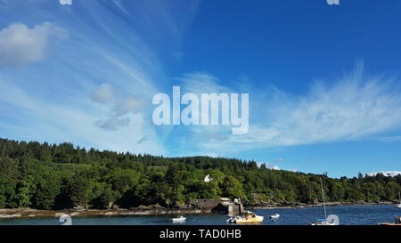 Ciney est un village près de l'extrémité sud de la péninsule de Sleat, sur l'île de Skye, en Écosse, et est un village dans la région de Highland a ​​ Banque D'Images