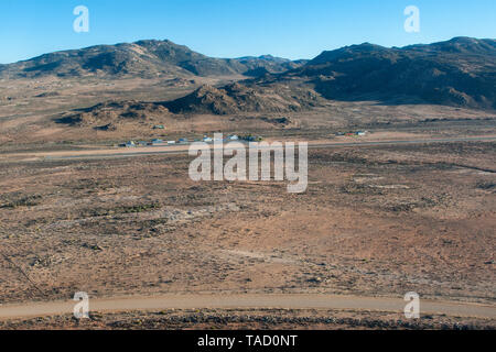 L'aérodrome de springbok dans le Nord de la Province du Cap, Afrique du Sud. Banque D'Images