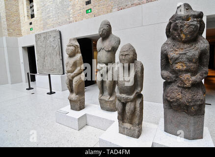 Sculptures antiques babylonien, Altes Museum, Berlin Banque D'Images