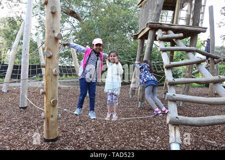 Kew Gardens Nouvelle Aire de jeux pour enfants 18 mai 2019 Londres , Royaume-Uni Banque D'Images