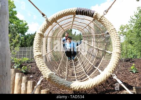 Kew Gardens Nouvelle Aire de jeux pour enfants 18 mai 2019 Londres , Royaume-Uni Banque D'Images