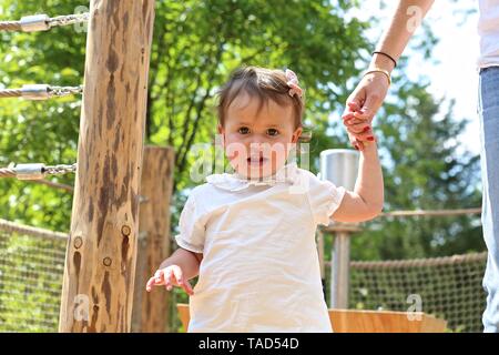 Kew Gardens Nouvelle Aire de jeux pour enfants 18 mai 2019 Londres , Royaume-Uni Banque D'Images