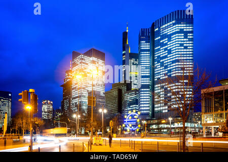 Allemagne, Francfort, Willy Brandt Platz Banque D'Images