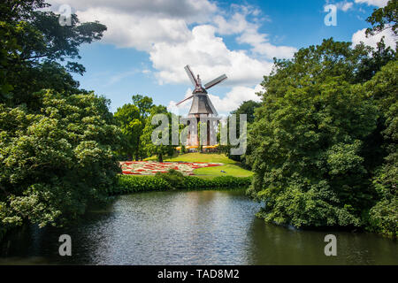 Allemagne, Bremen, ancien moulin à vent, Moulin à Vent Am Wall Banque D'Images