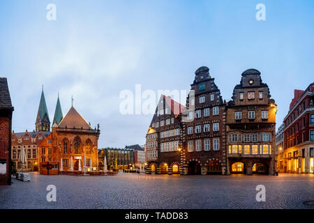 Allemagne, Bremen, de l'Hôtel de Ville Banque D'Images