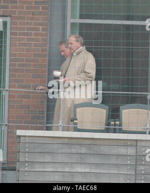 Liverpool, UK Ex Liverpool Propriétaire Tom Hicks et ses fils visiter Melwood Ian crédit Fairbrother/Alamy Stock Photos Banque D'Images